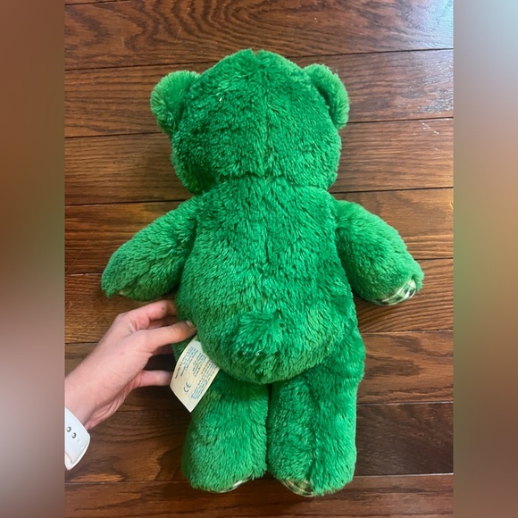 Build A Bear Shamrock Lucky Plaid Teddy Green Saint Patrick’s Day - Picture 5 of 8